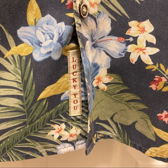 Lucky Brand Hawaiian Shirt XXL - Picture 3 of 7